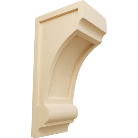 Ekena Millwork 4 3/4"W x 6"D x 12"H Diane Recessed Wood Corbel, Maple CORW05X06X12DIMA